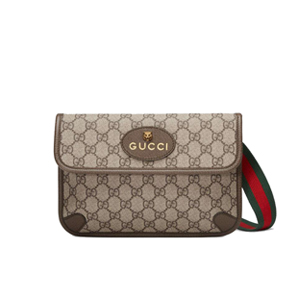 [80~150만 사은품]GUCCI-493930 8745 구찌 베이지/에보니 네오 빈티지 GG 수프림 벨트백