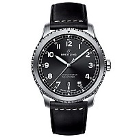 [스페셜오더]BREITLING-브라이틀링 내비타이머 1 스틸 블랙 남성 이미테이션시계 38mm