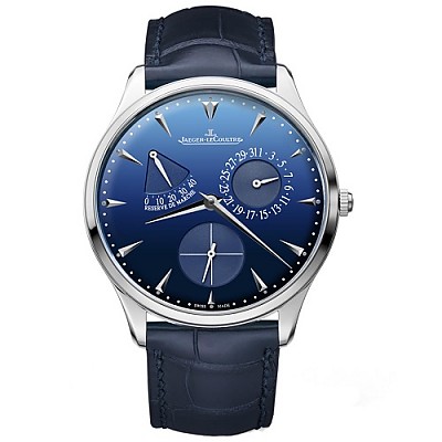 [스페셜오더]JAEGER LECOULTRE-예거 르쿨트르 마스터 울트라 씬 파워 리저브 스틸 실버다이얼 워치 39mm