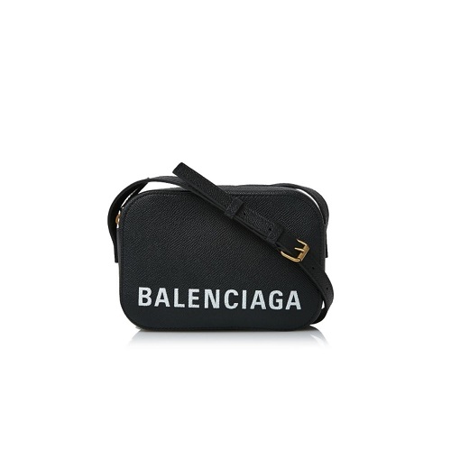 [스페셜오더]BALENCIAGA-558171 발렌시아가 블랙 스몰 로고 프린트 빌 카메라 숄더백 XS