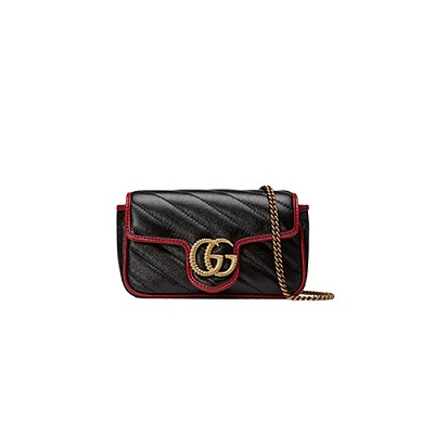 [스페셜오더]GUCCI-‎574969 9389 구찌 버터&파스텔 블루 GG 마몽 수퍼 미니 백