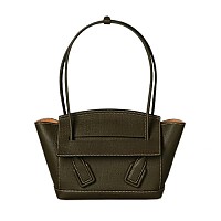 [스페셜오더]BOTTEGA VENETA-575943 보테가 베네타 네로 인트레치아토 새들 스티치 Arco 아르코 33 탑 핸들백