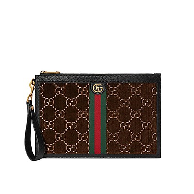 GUCCI-?575371 4173 구찌 GG 벨벳 파우치