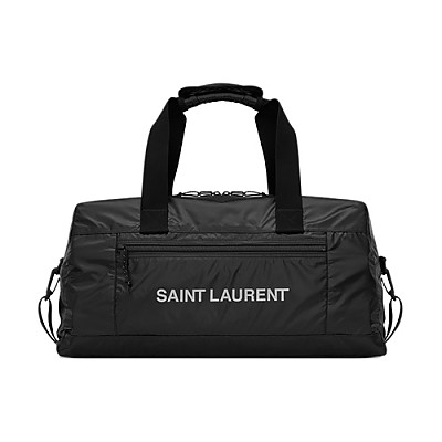 SAINT LAURENT-581374 생 로랑 블랙 NUXX 스포츠 프린트 더플백