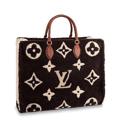 [스페셜오더]LOUIS VUITTON-M55420 루이비통 브라운/크렘 베쥬 모노그램 시어링 온더고