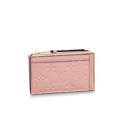 [스페셜오더]LOUIS VUITTON-M67853 루이비통 로즈 푸드르 핑크 모노그램 앙프렝뜨 지퍼 카드 홀더