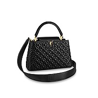 [스페셜오더]LOUIS VUITTON-M68590 루이비통 블랙 모노그램 플라워 퀄팅 카퓌신 롱 월릿