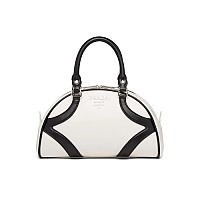 [스페셜오더]PRADA-1BB071 프라다레플리카 코냑/화이트 스몰 숄더 볼링백