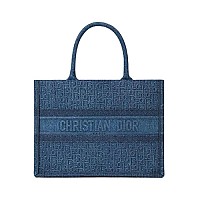 DIOR-디올 에크루/그레이 Oblique 자수 Dior Book Tote 라지 토트백 42cm - M1286ZRIW_M20I