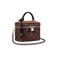 LOUIS VUITTON-M25219 루이비통 화이트 모노그램 램스킨 베니티 PM