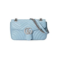 [스페셜오더]GUCCI-443497 9022 구찌 GG 마몽 화이트 스몰 숄더백