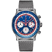 [스페셜오더]BREITLING-브라이틀링 내비타이머 1 스틸 블랙 남성 이미테이션시계 38mm