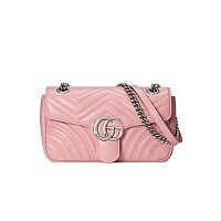 [스페셜오더]GUCCI-443497 9022 구찌 GG 마몽 화이트 스몰 숄더백