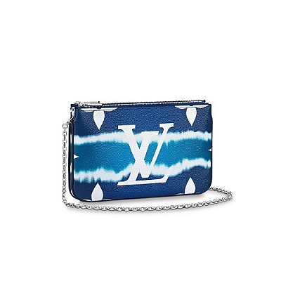 [스페셜오더]LOUIS VUITTON-M69124 루이비통 블루 모노그램 자이언트 LV 에스칼 포쉐트 더블 지퍼