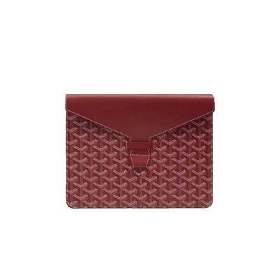 [스페셜오더]GOYARD-고야드 화이트 코튼 캔버스 Nécessaire polished 파우치