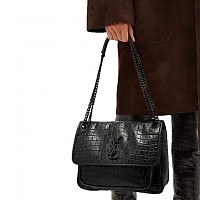 [스페셜오더]YSL-633158 생 로랑 블랙 NIKI 미디엄 숄더백 28cm