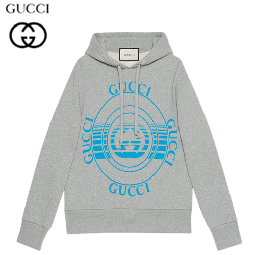 GUCCI-475374 1060 구찌 그레이 구찌 디스크 프린트 후디 스웨트셔츠