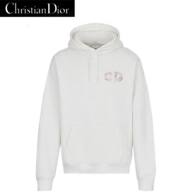 DIOR-023J605 디올 라이트 블루 DIOR & DANIEL ARSHAM 3D 이로디드 프린트 후드 스웨트셔츠 남여공용