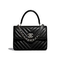 [스페셜오더]CHANEL-A92236 샤넬 골드메탈 핸들 장식 스몰 플랩백