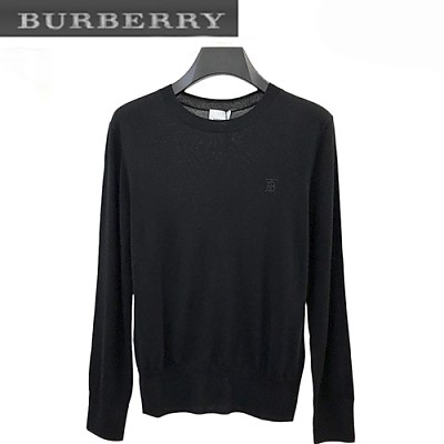 BURBERRY-08288 버버리 블랙 TB 로고 디테일 스웨터 남성용