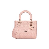 [스페셜오더]DIOR-M0565 크리스챤 디올 베이지 까나쥬 캔버스 레이디 D-LITE 미디엄 백