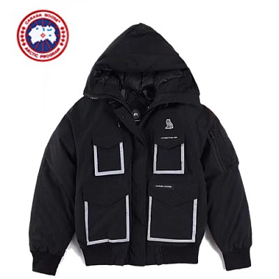 CANADA GOOSE-4071M 캐나다구스 X OVO 콜라보 블랙 칠리왝 야광 파카 남여공용