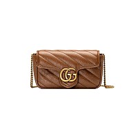 GUCCI-476433 1000 구찌 블랙 페이턴트 가죽 GG 마몽 수퍼 미니백