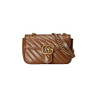 [스페셜오더]GUCCI-446744 9022 구찌 GG 마몽 화이트 미니 숄더백