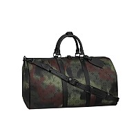 LOUIS VUITTON-M11596 루이비통 블랙 브러시드 모노그램 키폴 반둘리에 50