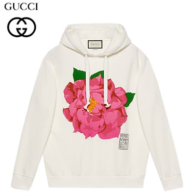 GUCCI-615061 9095 구찌 화이트 켄 스코트 프린트 후디 스웨트셔츠