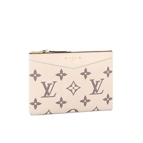 [스페셜오더]LOUIS VUITTON-M80174 루이비통 크렘 모노그램 앙프렝뜨 데일리 파우치