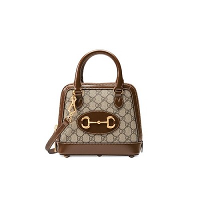 [스페셜오더]GUCCI-640716 1000 구찌 블랙 홀스빗 1955 미니 탑 핸들백