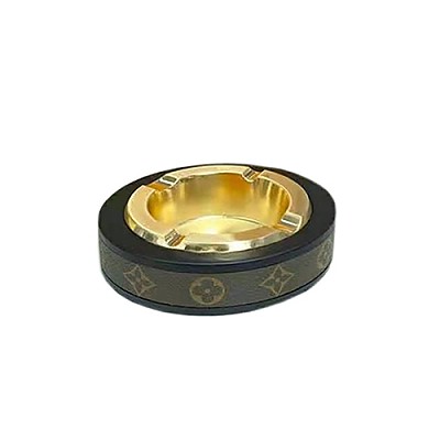 LOUIS VUITTON-E38561 루이비통 모노그램 골드 라운드 Ashtray 명품 재떨이