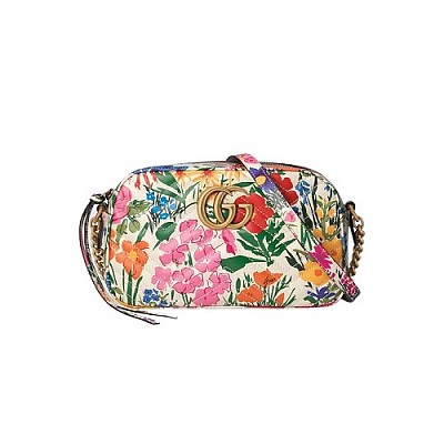 [퍼팩트버전]GUCCI-447632 4164 구찌 라이트 블루 GG 마몽 GG 멀티컬러 스몰 숄더백