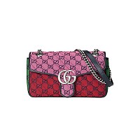 [스페셜오더]GUCCI-443497 9022 구찌 GG 마몽 화이트 스몰 숄더백