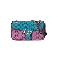 [스페셜오더]GUCCI-443497 9022 구찌 GG 마몽 화이트 스몰 숄더백