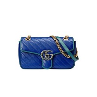 [스페셜오더]GUCCI-443497 9022 구찌 GG 마몽 화이트 스몰 숄더백