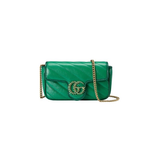 [스페셜오더]GUCCI-‎‎574969 3862 구찌 그린&에메랄드 GG 마몽 수퍼 미니 백