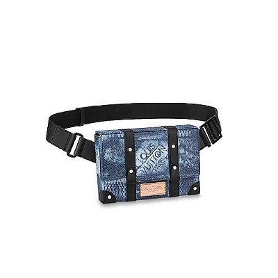 [스페셜오더]LOUIS VUITTON-M57952 루이비통 블랙 모노그램 씰 트렁크 슬링백