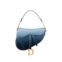 [스페셜오더]DIOR-디올 베이지 멀티 컬러 나비/반다나 자수 Saddle 백 25cm