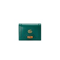 [스페셜오더]GUCCI-658244 1000 구찌 블랙 다이애나 뱀부 카드 케이스 지갑