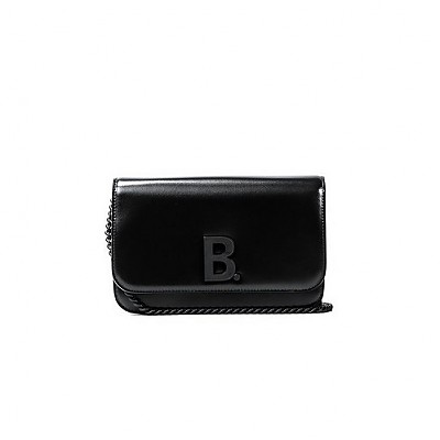 [스페셜오더]BALENCIAGA-593615 발렌시아가 버건디 크로커다일 엠보싱 B. 체인 월릿