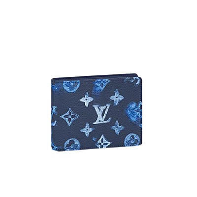 LOUIS VUITTON-M11708 루이비통 블랙 브러시드 모노그램 슬렌더 월릿