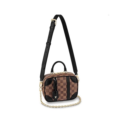 [스페셜오더]LOUIS VUITTON-N50063 루이비통 블랙 다미에 에벤 발리젯 수플 BB