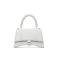 [스페셜오더]BALENCIAGA-593546 발렌시아가 화이트 그레인 아워글래스 스몰 탑 핸들백