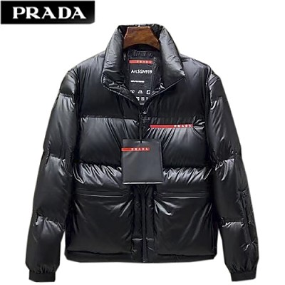 PRADA-09263 프라다 블랙 나일론 패딩 남성용