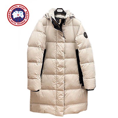 CANADA GOOSE-09292 캐나다구스 화이트 나일론 롱 패딩 여성용