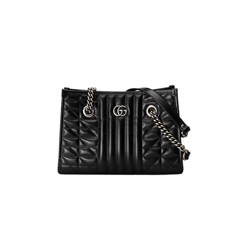 [스페셜오더]GUCCI-681483 1000 구찌 GG 마몽 블랙 스몰 토트백