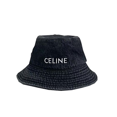 CELINE-102012 셀린느 블루 데님 CELINE 아플리케 장식 버킷 햇 남여공용