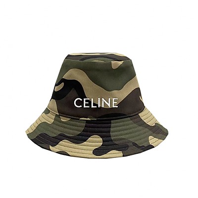 CELINE-102011 셀린느 블랙 데님 CELINE 아플리케 장식 버킷 햇 남여공용